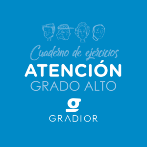 Lote de cuadernos de estimulación cognitiva de Atención: Grados BAJO, MEDIO Y ALTO