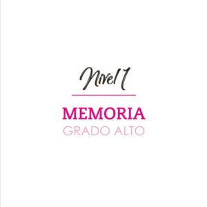 Cuaderno de estimulación cognitiva Gradior: Memoria Grado Alto
