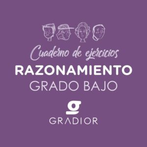 Lote de cuadernos de estimulación cognitiva de Razonamiento: Grados BAJO, MEDIO Y ALTO